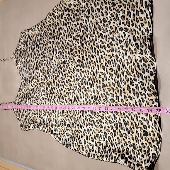 gilligan o'malley Size M Leopard/Cheetah Mini Slip Dress, Excellent Used Cond. - Picture 8 of 11